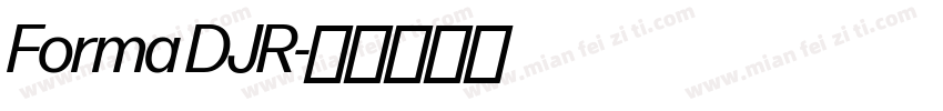 Forma DJR字体转换